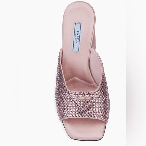 Prada
Crystal-Embellished Satin Mules - Picture 2 of 11
